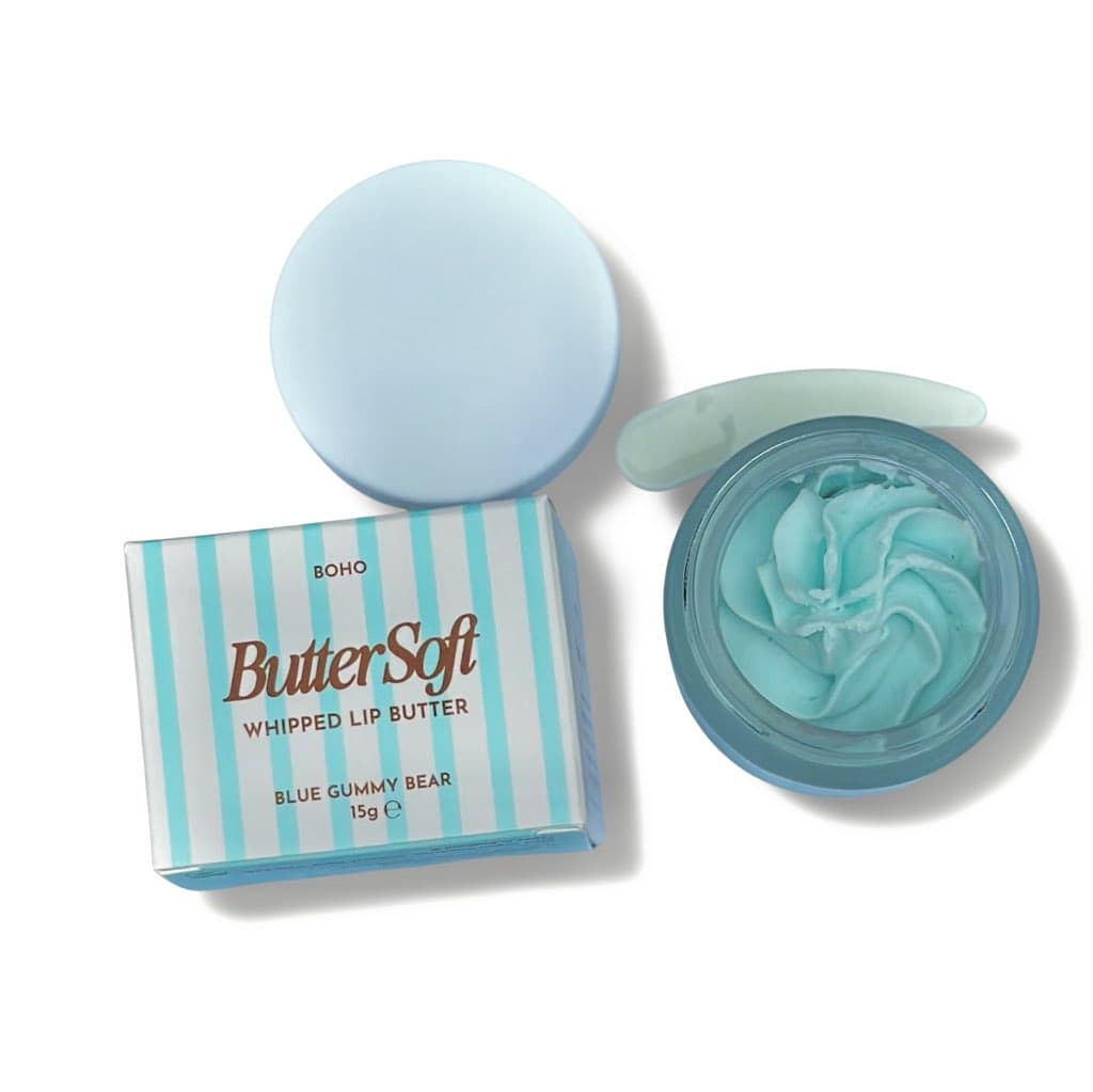 Handmade Vegan Lip Butter Blue Gummy Bear flavour